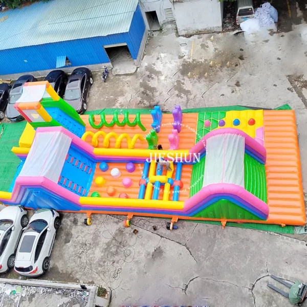 Factory Customized Huge Children Bounce Park Playground Inflatable Amusement Outdoor Theme Park - Image 3