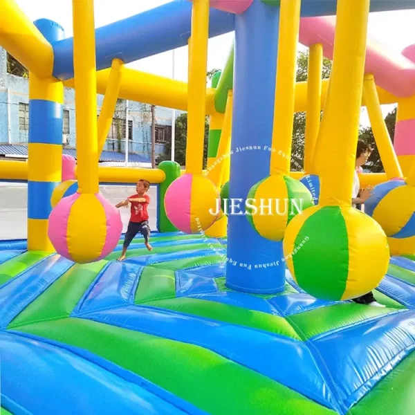 High quality commercial bouncy house combo funhouse with slide inflatable bouncer - Image 4
