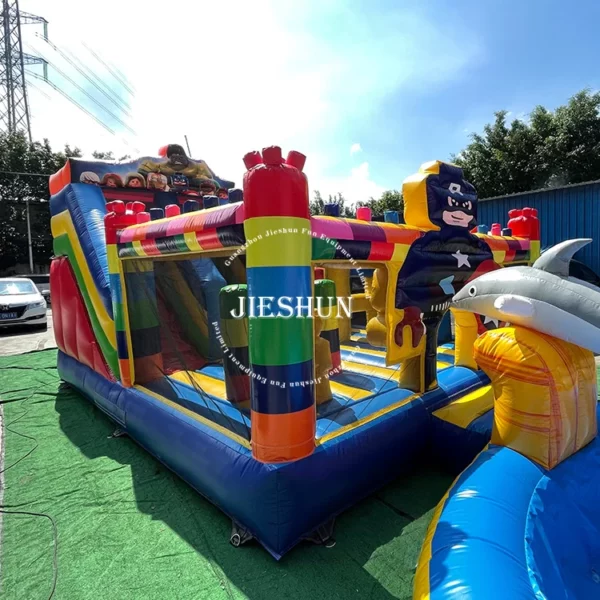 PVC Inflatable Fun city Amusement Park inflatable smart games for kids - Image 3