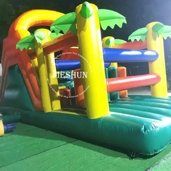 Cheap bouncy castle outdoor commercial inflatable obstacle course for kids - Image 4