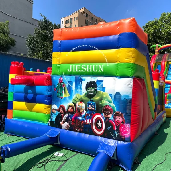 PVC Inflatable Fun city Amusement Park inflatable smart games for kids - Image 4