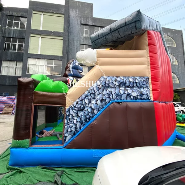 2024 New design pig farm inflatable jumping house bouncy castle with cheap price for kids - Image 2