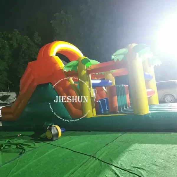 Cheap bouncy castle outdoor commercial inflatable obstacle course for kids - Image 3