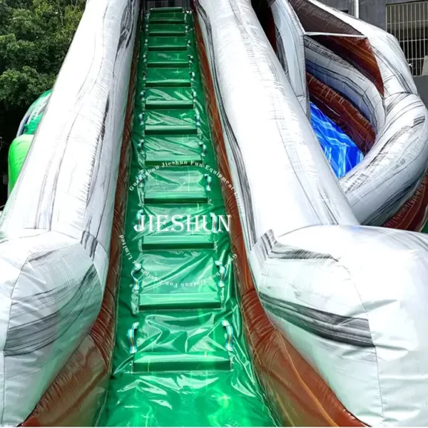 Commercial adult slide palm tree kids slide inflatable Water Slide with pool For kids and Adult - Image 5