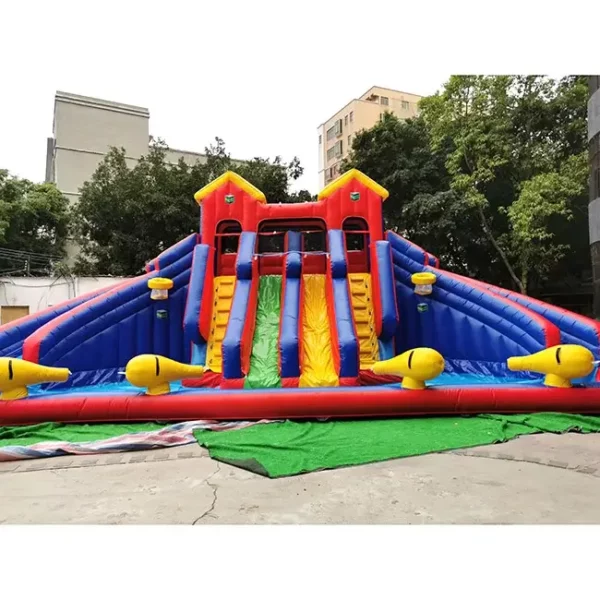 Popular design inflatable castle slide inflatable slide with pool for kids outdoor game - Image 2