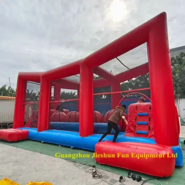 Inflatable Big Balls Wipeout Run Sports Game Inflatable Obstacle Course - Image 6