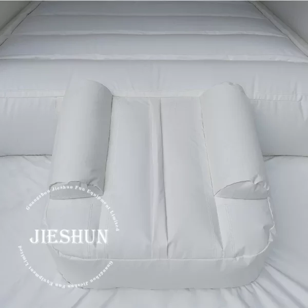 Hot sale customized white bouncy house jumping castle pastel inflatable wedding house for party rental - Image 5