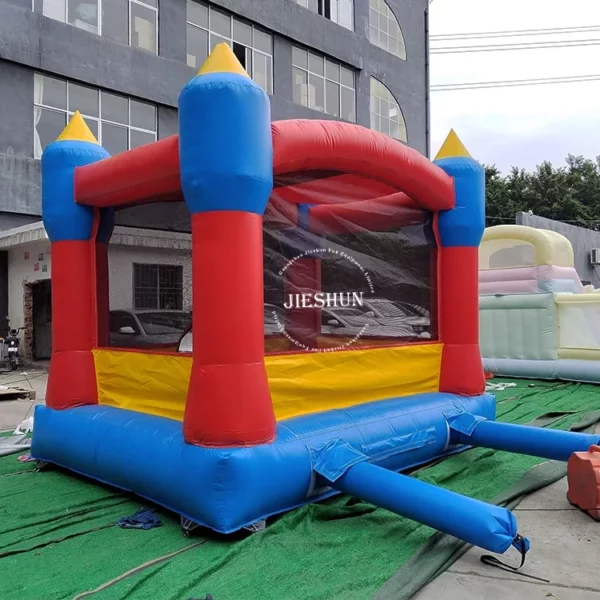 Mini air bouncer inflatable bouncy castle jumping bounce house for kids play - Image 5