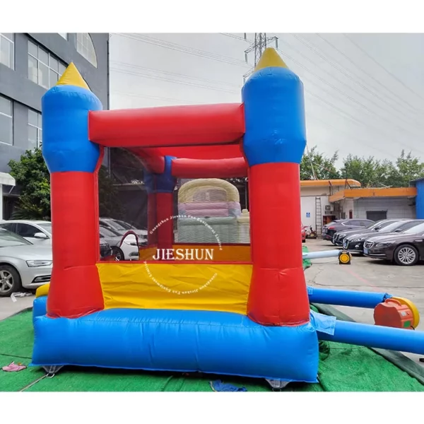 Mini air bouncer inflatable bouncy castle jumping bounce house for kids play - Image 4