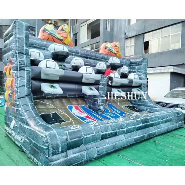 High Quality Carnival Basketball Game Inflatable Basketball Target Shooting Game Inflatable Basketball Hoop - Image 2