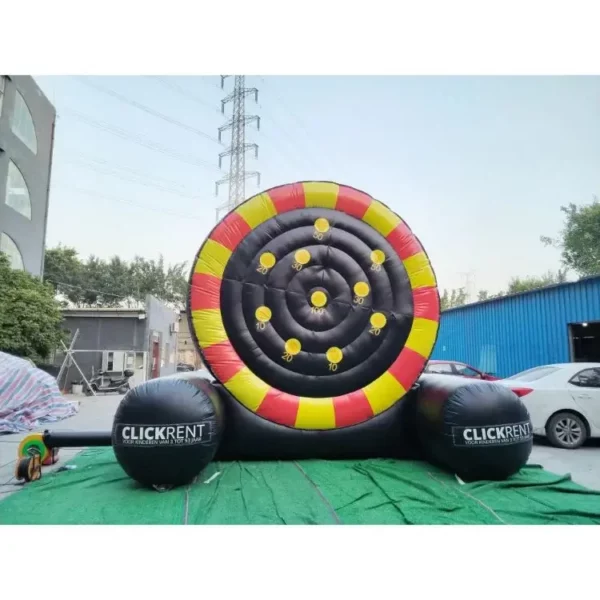 Factory customized foot dart inflatable soccer dart board game