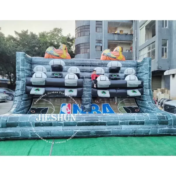 High Quality Carnival Basketball Game Inflatable Basketball Target Shooting Game Inflatable Basketball Hoop