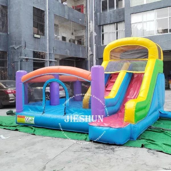 Factory sales mini inflatable jumping house combo bouncy castle inflatable bounce house - Image 2