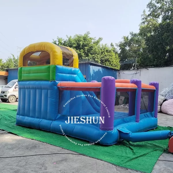 Factory sales mini inflatable jumping house combo bouncy castle inflatable bounce house - Image 3