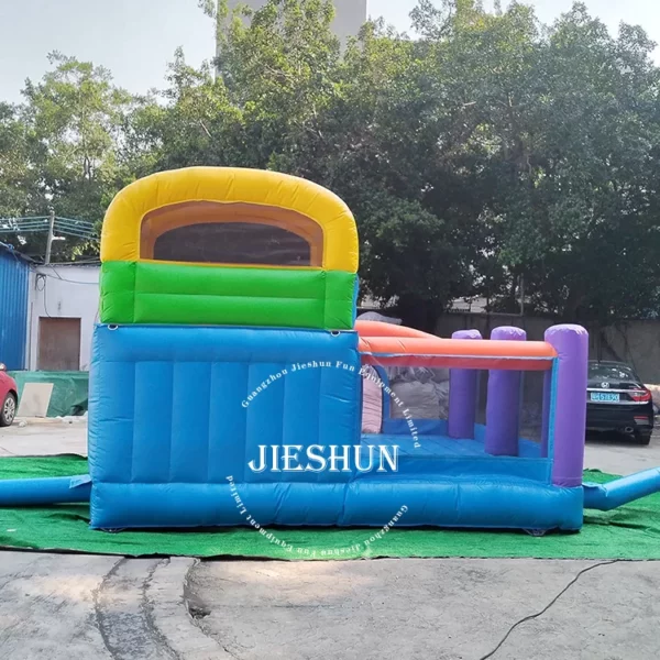 Factory sales mini inflatable jumping house combo bouncy castle inflatable bounce house - Image 4