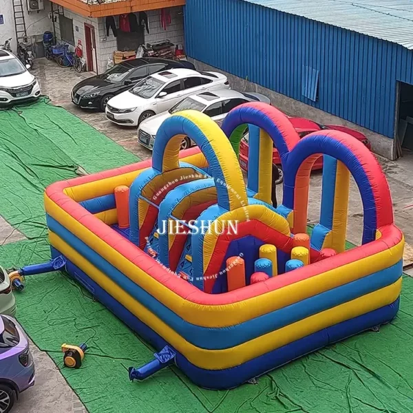 Kids Jump Castle Large Factory Commercial Outdoor Backyard Inflatable Challenge Obstacle Course