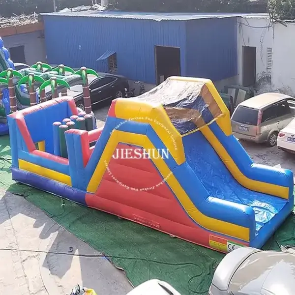 High Quality PVC Large Inflatable Obstacle Course Bouncy Castle For Sale