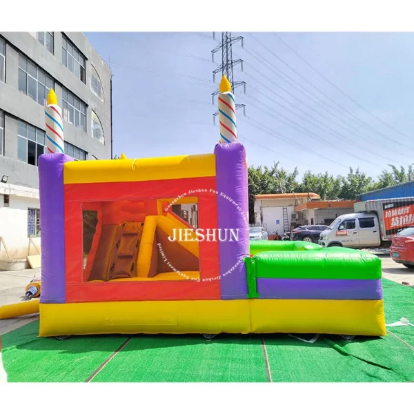 High quality inflatable colorful jumping house air bouncy castle inflatable birthday bouncer - Image 4