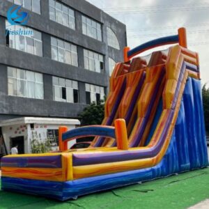 inflatable double slide
