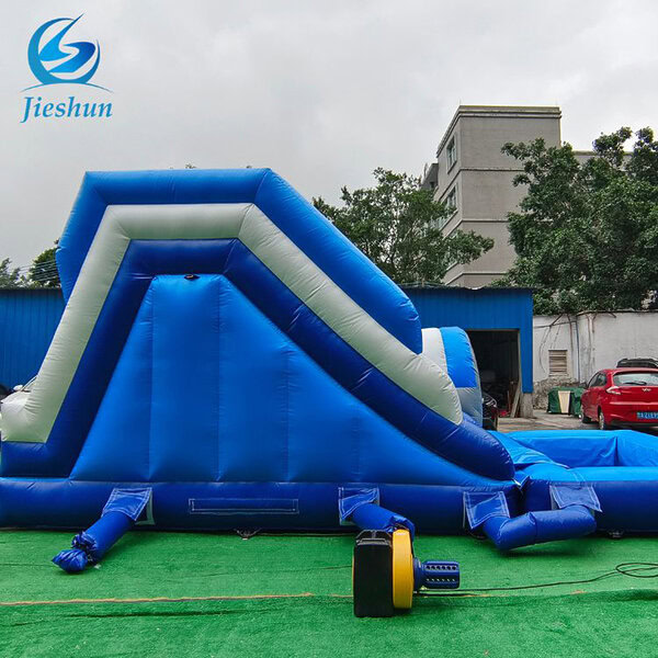 Commercial Pvc Giant Inflatable Obstacle Course Jump Bounce Castle Inflatable Water Slide With Pool - Image 5
