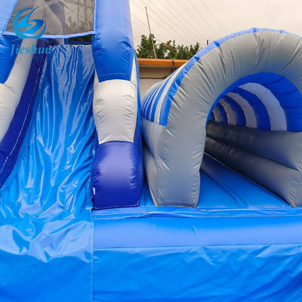 Commercial Pvc Giant Inflatable Obstacle Course Jump Bounce Castle Inflatable Water Slide With Pool - Image 7