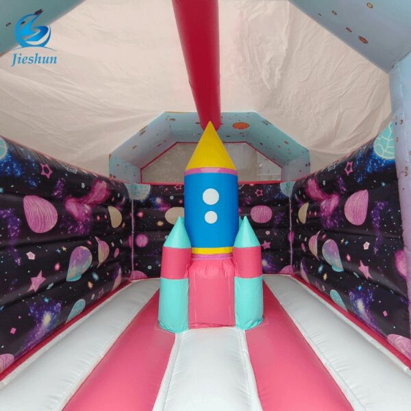 Factory Supply Fresh Style Space Ship Inflatable Bouncy Castle House Inflatable Jumping Castle For Kids - Image 4