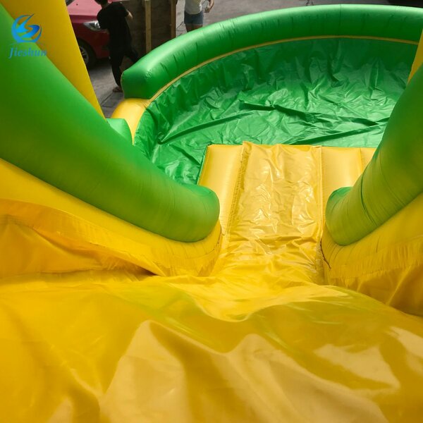 Giant Yellow And Green Butterfly Tree Inflatable Water Slide For Sale - Image 4