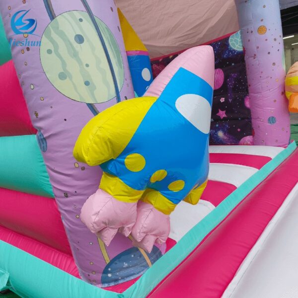 Factory Supply Fresh Style Space Ship Inflatable Bouncy Castle House Inflatable Jumping Castle For Kids - Image 6