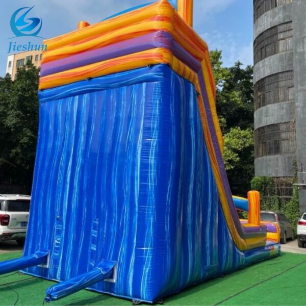 Symphony inflatable water slides double slide children's swimming pool bounce house for adults - Image 7