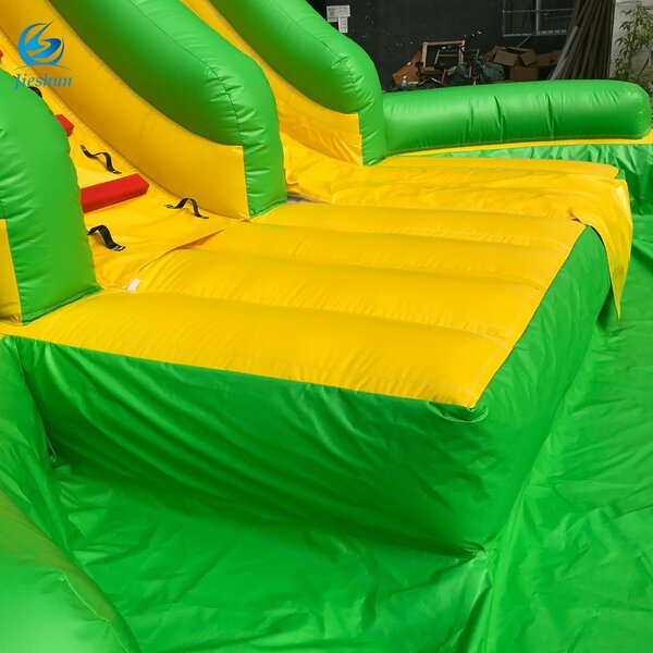 Giant Yellow And Green Butterfly Tree Inflatable Water Slide For Sale - Image 7