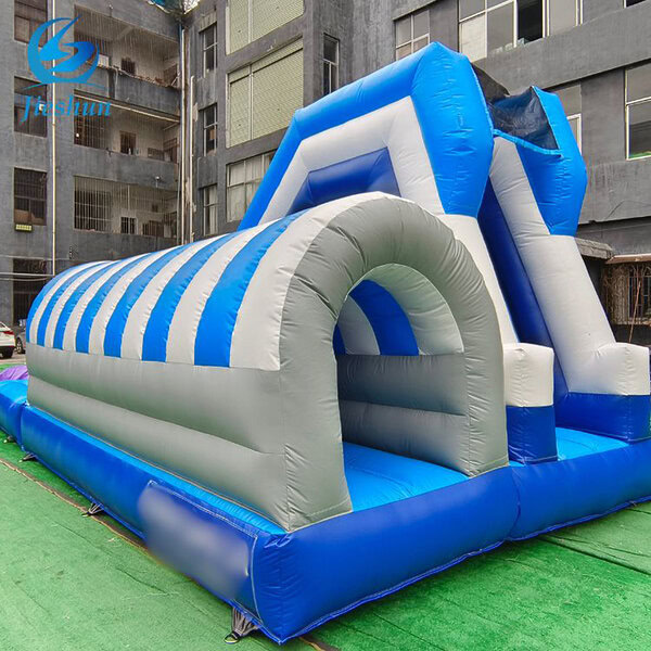 Commercial Pvc Giant Inflatable Obstacle Course Jump Bounce Castle Inflatable Water Slide With Pool - Image 3