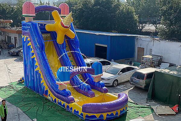 Ice Cream Flower Giant Inflatable Water Slide