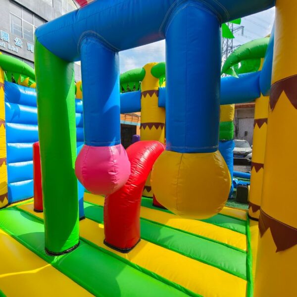 Party rental Kids Commercial fruit theme Inflatable Bouncer House Jumping Bouncy Castle obstacle combination with Blower - Image 6