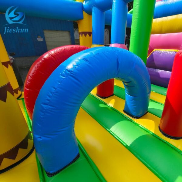 Party rental Kids Commercial fruit theme Inflatable Bouncer House Jumping Bouncy Castle obstacle combination with Blower - Image 7