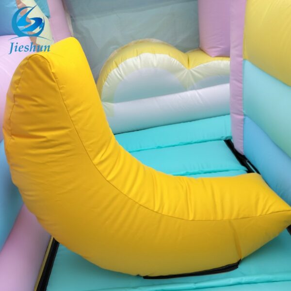 Large stars moon Inflatable Playground  Gemini Inflatable Amusement Outdoor Theme Park bouncy castle with slide For Children - Image 6