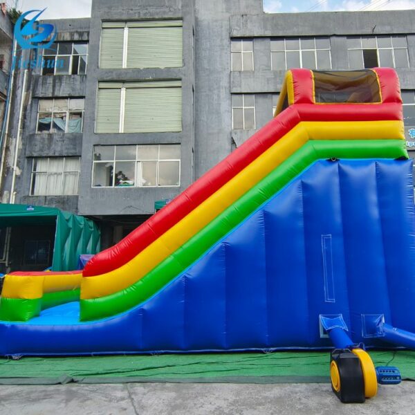 Hot selling safety amusement colorful dry slide inflatable water play equipment for adults - Image 4