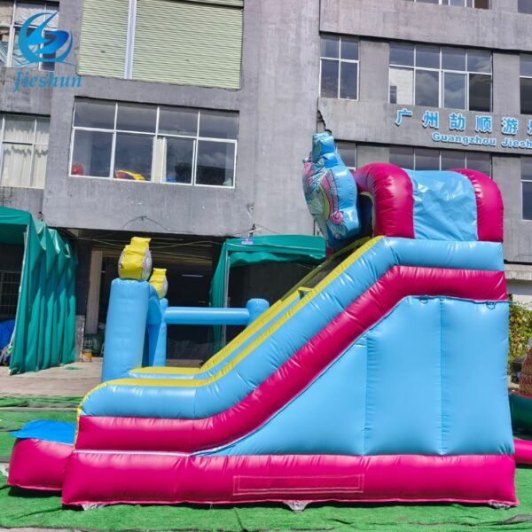 Outdoor Playground Home Use Inflatable Unicorn Bouncy Castle Jumping Bouncer bouncing House with Slide Inflatable Toys for Kids - Image 4