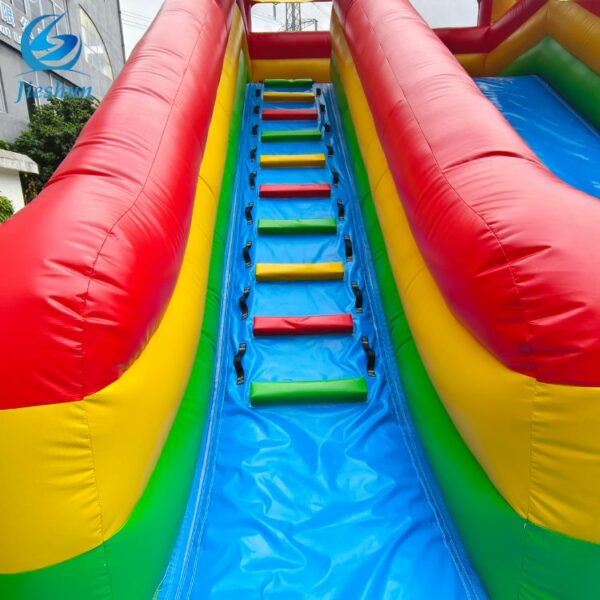 Hot selling safety amusement colorful dry slide inflatable water play equipment for adults - Image 6