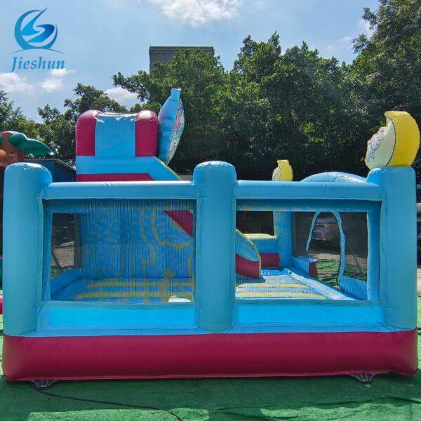 Outdoor Playground Home Use Inflatable Unicorn Bouncy Castle Jumping Bouncer bouncing House with Slide Inflatable Toys for Kids - Image 5