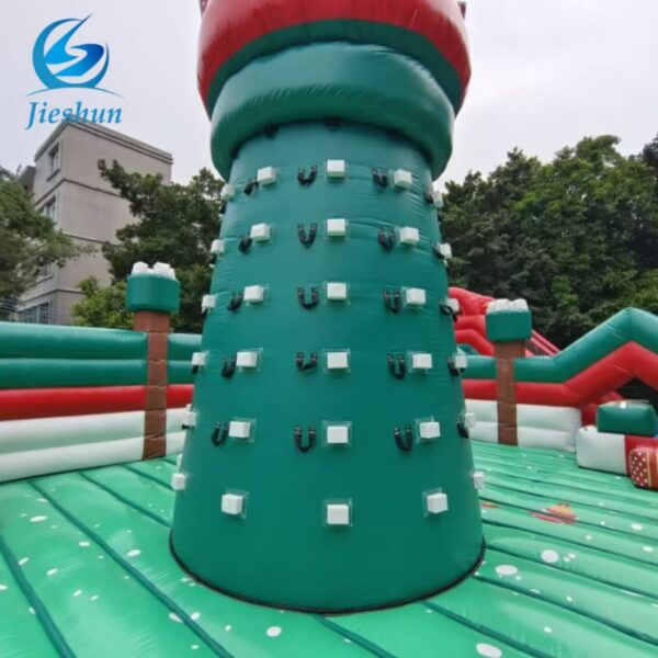 Large Inflatable Playground Inflatable christmas tree gifts trampoline Amusement Outdoor Theme Park bouncy castle For Children - Image 4