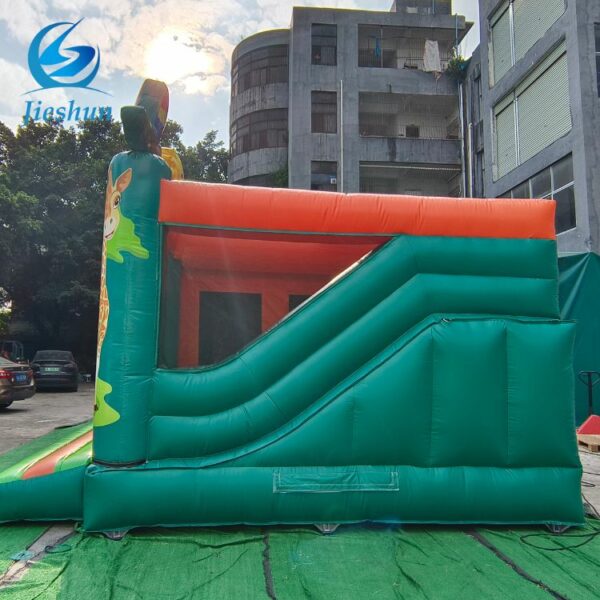 commercial inflatable castle zoo animal park Jumping bouncer bouncy combo inflatable bouncing games for child - Image 6