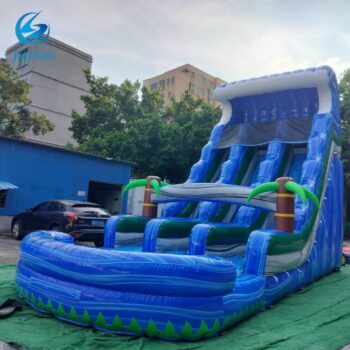 inflatable water tree slide