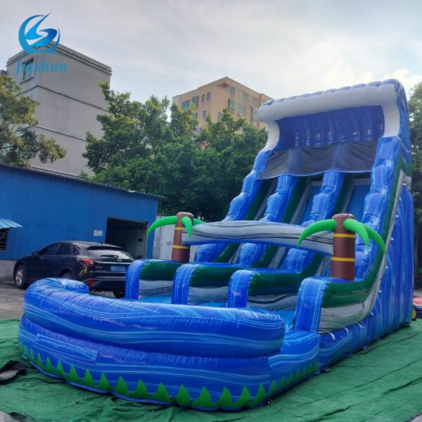 inflatable water tree slide