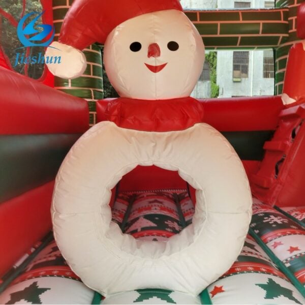 inflatable Christmas bounce house  bouncer with slide carton inflatable castle combo slide  for kids and adult - Image 8