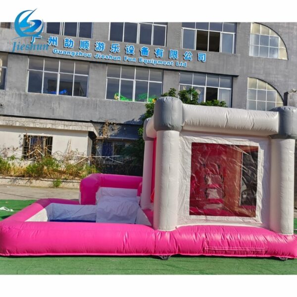 High quality Commercial customizable toddler pink theme Inflatable Bouncing Castle inflatable bouncy castle for sale - Image 4
