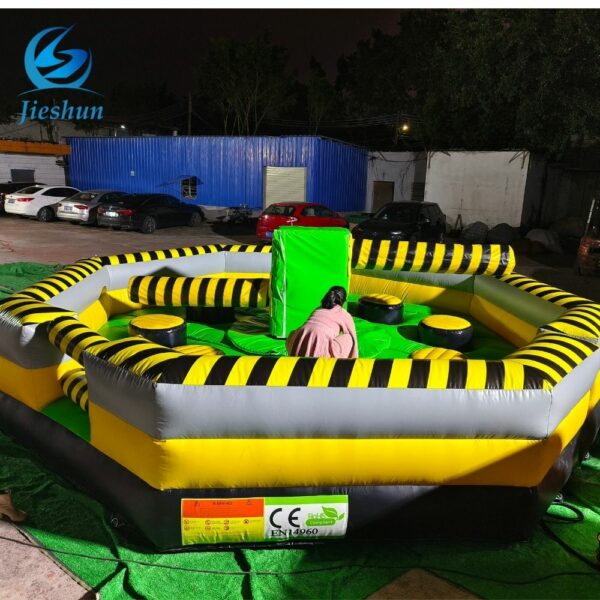 High quality Inflatable Sweeper Eliminator Commercial Meltdown Wipeout sport Game backyard bouncers - Image 2