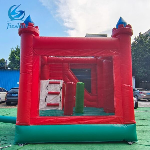 High Quality Good Design red Inflatable Bouncer Outdoor Bounce House Inflatable House For Kids - Image 5
