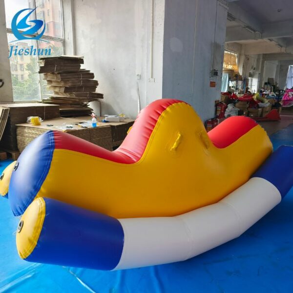 Hot water park game floating inflatable water seesaw toys Inflatable Water Totters Seesaw Rocker for children and adults - Image 2