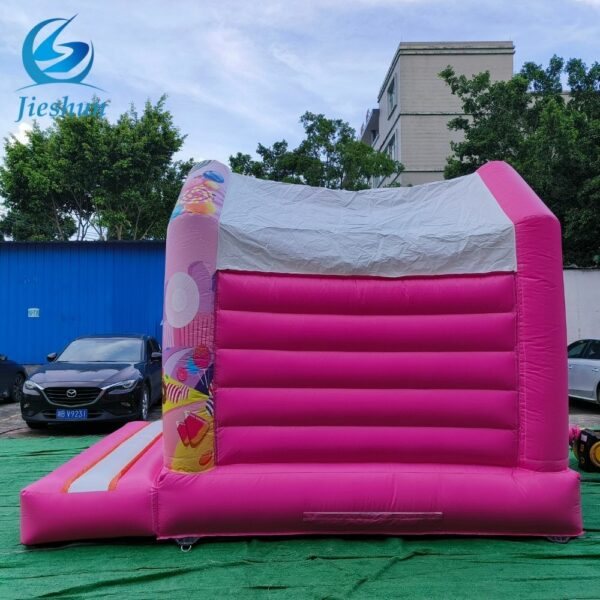 Most Popular Inflatable candy Bouncer Castle Jumping Bounce House for Girls' Birthday Party - Image 4