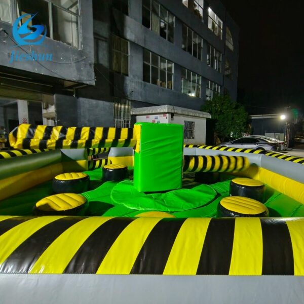 High quality Inflatable Sweeper Eliminator Commercial Meltdown Wipeout sport Game backyard bouncers - Image 5